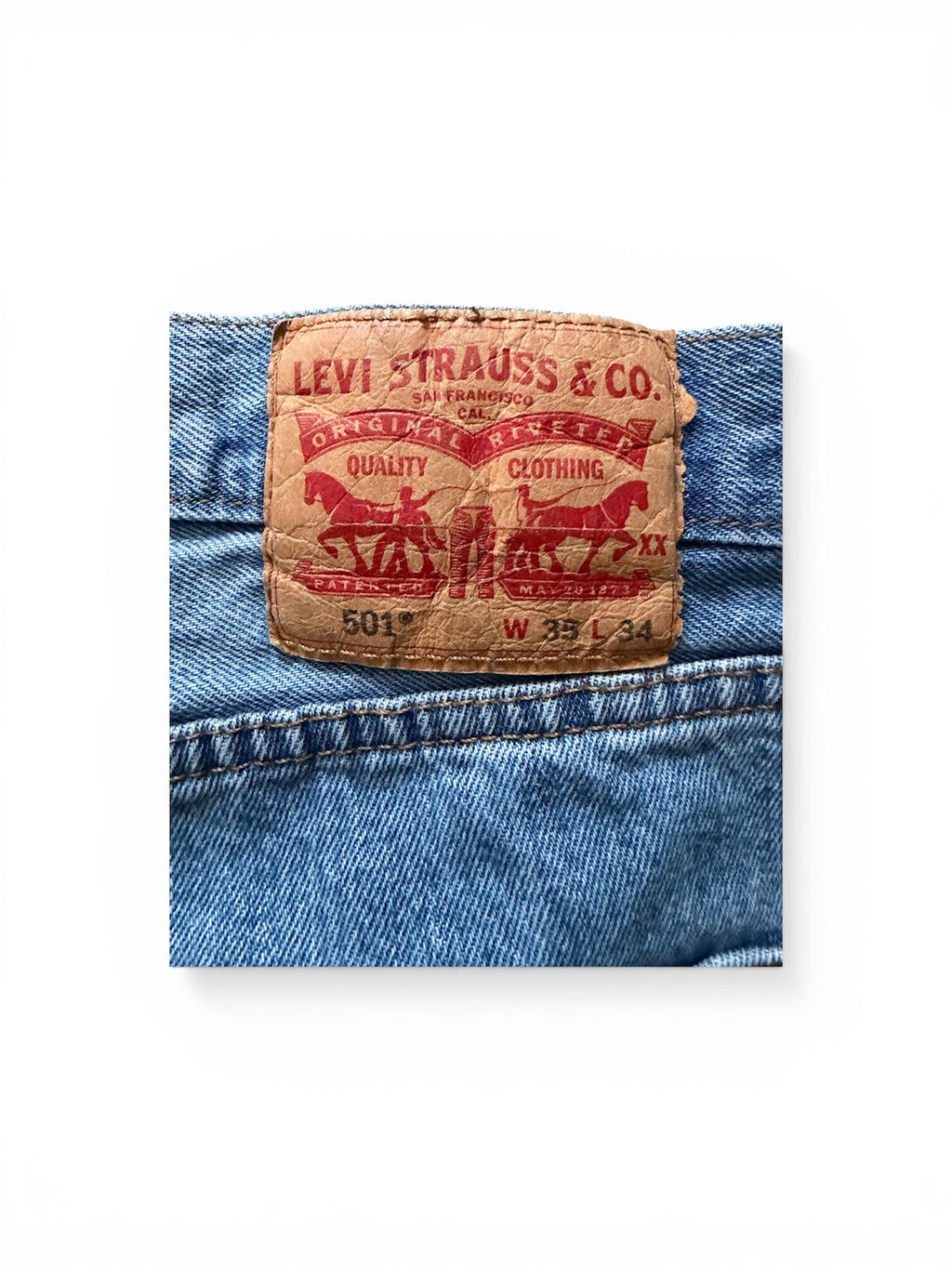 Levi’s 501 Original Fit – Vintage Light Wash
