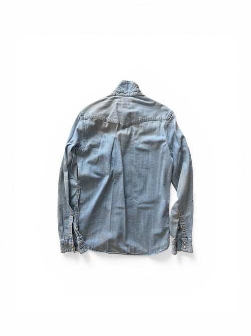 H&M L.O.G.G. Denim Western Shirt – Size US XS