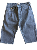 Vintage-Wash Charcoal Denim Bermuda Shorts| Pre-Owned