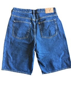 High-Waist Baggy Bermuda Denim Shorts | Pre-Owned
